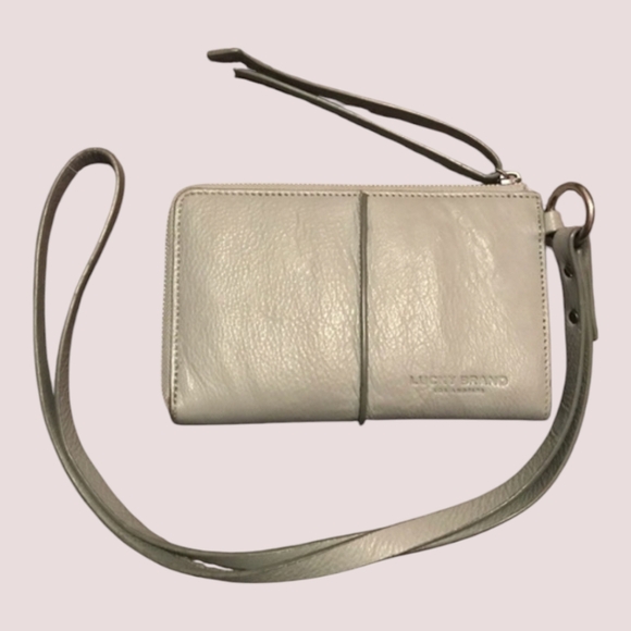 Lucky Brand Leather Convertible 3-in-1 Roze Bag in Mint Green - Picture 3 of 9